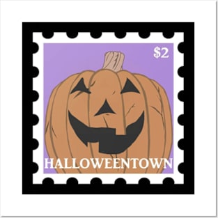 stamps halloween Posters and Art